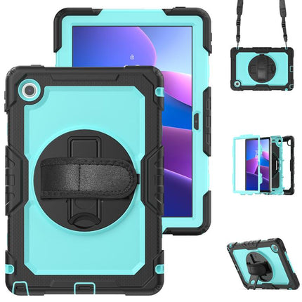 Silicone Hybrid PC Tablet Case with Shoulder Strap, For Lenovo Tab K9 / Tab One, For Lenovo Tab 10.1 / ZhaoYang K10c