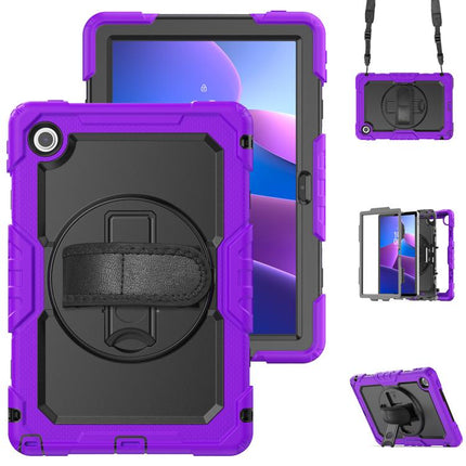 Silicone Hybrid PC Tablet Case with Shoulder Strap, For Lenovo Tab K9 / Tab One, For Lenovo Tab 10.1 / ZhaoYang K10c