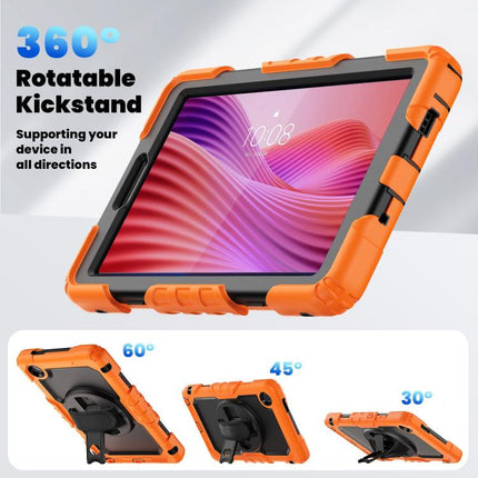 Silicone Hybrid PC Tablet Case with Shoulder Strap, For Lenovo Tab K9 / Tab One, For Lenovo Tab 10.1 / ZhaoYang K10c