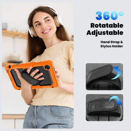 Silicone Hybrid PC Tablet Case with Shoulder Strap, For Lenovo Tab K9 / Tab One, For Lenovo Tab 10.1 / ZhaoYang K10c