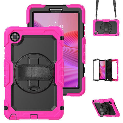 Silicone Hybrid PC Tablet Case with Shoulder Strap, For Lenovo Tab K9 / Tab One, For Lenovo Tab 10.1 / ZhaoYang K10c