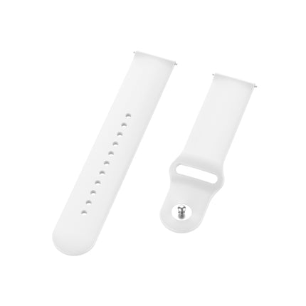 18mm Universal Reverse Buckle Wave Silicone Strap, L, S