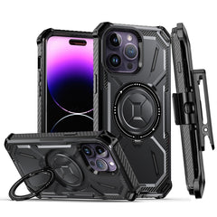 Armor Series Holder Phone Case with Back Clip, For iPhone 14 Pro Max, For iPhone 14 Pro, For iPhone 14, For iPhone 14 Plus, For iPhone 13 Pro Max, For iPhone 13 Pro