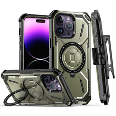 Armor Series Holder Phone Case with Back Clip, For iPhone 14 Pro Max, For iPhone 14 Pro, For iPhone 14, For iPhone 14 Plus, For iPhone 13 Pro Max, For iPhone 13 Pro