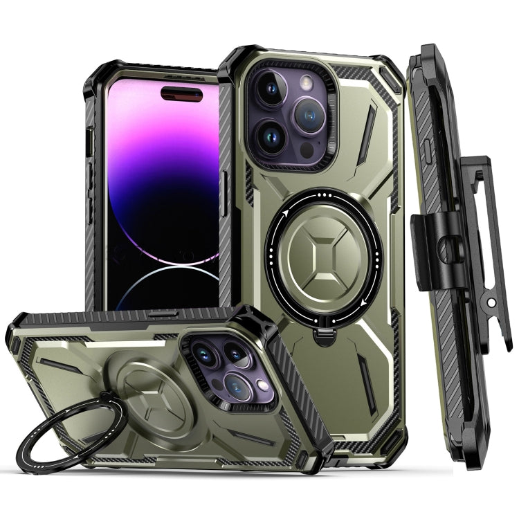 Estuche para teléfono con soporte de la serie Armor con clip trasero, para iPhone 14 Pro Max, para iPhone 14 Pro, para iPhone 14, para iPhone 14 Plus, para iPhone 13 Pro Max, para iPhone 13 Pro