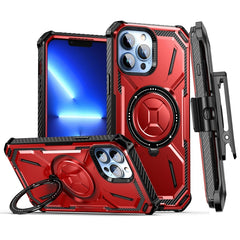 Armor Series Holder Phone Case with Back Clip, For iPhone 13 Pro Max, For iPhone 13 Pro, For iPhone 13, For iPhone 12 Pro Max
