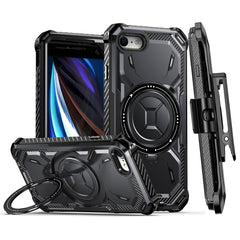 Armor Series Holder Phone Case with Back Clip, For iPhone 13, For iPhone SE 2022 / SE 2020 / 8 / 7, For iPhone 12 Pro Max, For iPhone 12 Pro, For iPhone 12, For iPhone 11 Pro Max