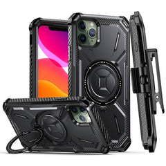 Armor Series Holder Phone Case with Back Clip, For iPhone 13, For iPhone SE 2022 / SE 2020 / 8 / 7, For iPhone 12 Pro Max, For iPhone 12 Pro, For iPhone 12, For iPhone 11 Pro Max