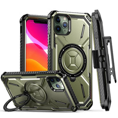 Armor Series Holder Phone Case with Back Clip, For iPhone 13, For iPhone SE 2022 / SE 2020 / 8 / 7, For iPhone 12 Pro Max, For iPhone 12 Pro, For iPhone 12, For iPhone 11 Pro Max