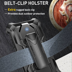 Armor Series Holder Phone Case with Back Clip, For iPhone 12 Pro Max, For iPhone 12 Pro, For iPhone 12, For iPhone 11 Pro Max