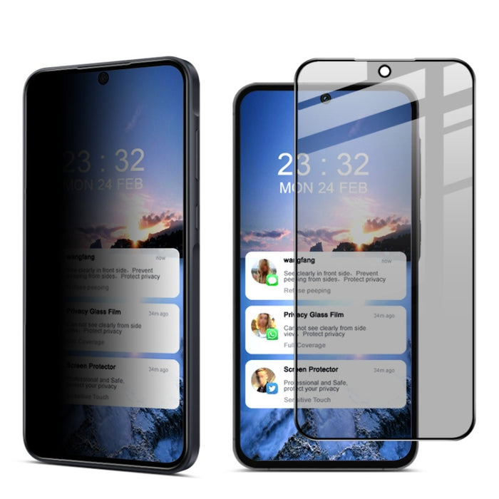 imak HD Full Screen Anti-spy Tempered Glass Protective Film, For Samsung Galaxy A35 5G / A55 5G, For Samsung Galaxy S24 Ultra 5G, For Samsung Galaxy S24+ 5G, For Samsung Galaxy S24 5G, For Samsung Galaxy S23 FE 5G, For Samsung Galaxy A34 5G            ...