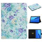 For Huawei MediaPad M5 lite 10.1 / Purple Flower