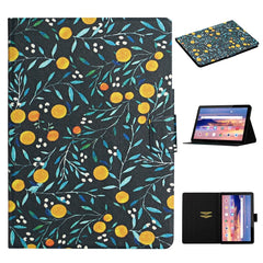 Flower Pattern Horizontal Flip Leather Case with Card Slots & Holder, For Huawei MediaPad M5 lite 10.1, For Huawei MediaPad T5, For Lenovo Tab M10, For Lenovo Tab M10 Plus, For Samsung Galaxy Tab A 8.0 2019