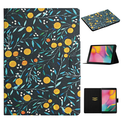 Horizontale Klapphülle aus Leder mit Blumenmuster, Kartenfächern und Halter, für Samsung Galaxy Tab A 10.1 (2019), für Samsung Galaxy Tab S5e T720, für Samsung Galaxy Tab S6 Lite, für Samsung Galaxy Tab S6, für Amazon Kindle Fire 7 (2019)