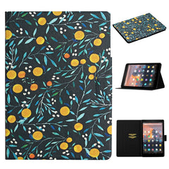 Flower Pattern Horizontal Flip Leather Case with Card Slots & Holder, For Samsung Galaxy Tab A 10.1 (2019), For Samsung Galaxy Tab S5e T720, For Samsung Galaxy Tab S6 Lite, For Samsung Galaxy Tab S6, For Amazon Kindle Fire 7 (2019)