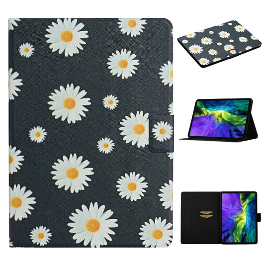 Funda de cuero con tapa horizontal con diseño de flores, ranuras para tarjetas y soporte, para iPad Pro 11 2020, para iPad Mini 2019, para iPad Mini 4, 3, 2 y 1