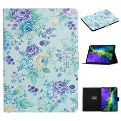 Flower Pattern Horizontal Flip Leather Case with Card Slots & Holder, For iPad Pro 11 2020, For iPad Mini 2019, For iPad Mini 4 & 3 & 2 & 1