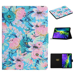 Flower Pattern Horizontal Flip Leather Case with Card Slots & Holder, For iPad Pro 11 2020, For iPad Mini 2019, For iPad Mini 4 & 3 & 2 & 1