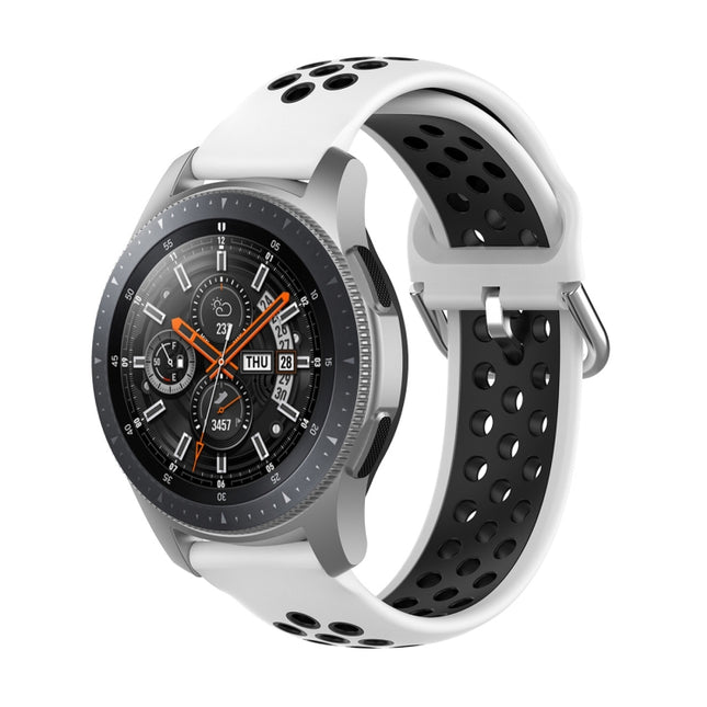 Universal Sports Two-tone Silicone Replacement Wrist Strap, For Huawei Watch GT2 / Honor Magic Watch 2 46mm