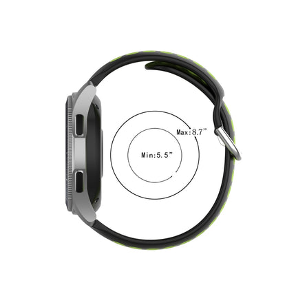 Universal Sports Two-tone Silicone Replacement Wrist Strap, For Huawei Watch GT2 / Honor Magic Watch 2 46mm