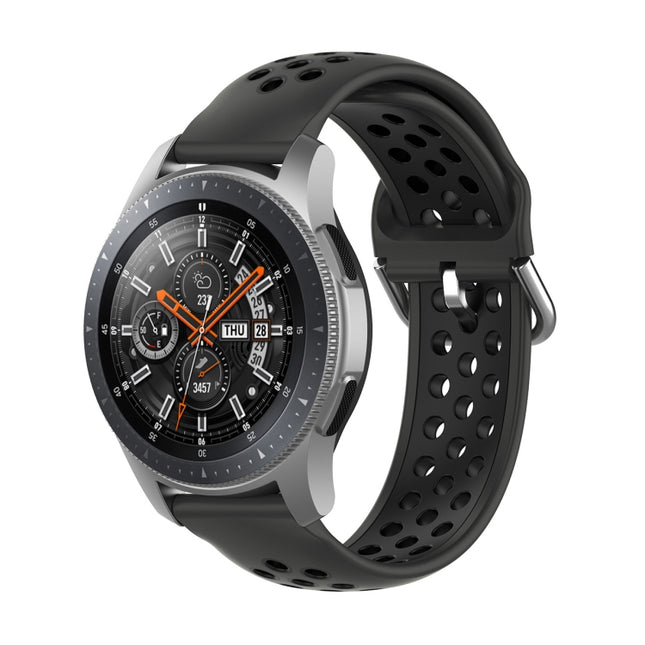 Universal Sports Two-tone Silicone Replacement Wrist Strap, For Huawei Watch GT2 / Honor Magic Watch 2 46mm