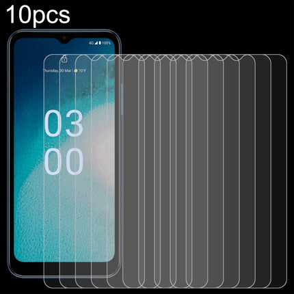10pcs 0.26mm 9H 2.5D Tempered Glass Film, For Nokia C50 5G, For Nokia C210, For Nokia G310, For Nokia G42, For Nokia C300, For Nokia C110