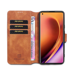 DG.MING Retro Oil Side Horizontal Flip Case with Holder & Card Slots & Wallet, For OnePlus 8 Pro, For Samsung Galaxy A21s, For Samsung Galaxy A31, For Samsung Galaxy A41 (EU Version), For Samsung Galaxy A51 5G, For Huawei Y8p