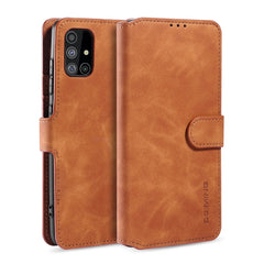 DG.MING Retro Oil Side Horizontal Flip Case with Holder & Card Slots & Wallet, For OnePlus 8 Pro, For Samsung Galaxy A21s, For Samsung Galaxy A31, For Samsung Galaxy A41 (EU Version), For Samsung Galaxy A51 5G, For Huawei Y8p, For Xiaomi Poco F2 Pro