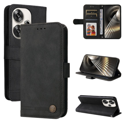 Skin Feel Life Tree Metal Button Leather Phone Case, For Xiaomi Poco F6, For Xiaomi Redmi A3, For Xiaomi Redmi Note13 Pro 4G Global/Poco M6 Pro 4G, For Xiaomi Redmi Note13 4G