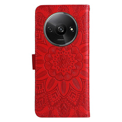 Embossed Sunflower Leather Phone Case