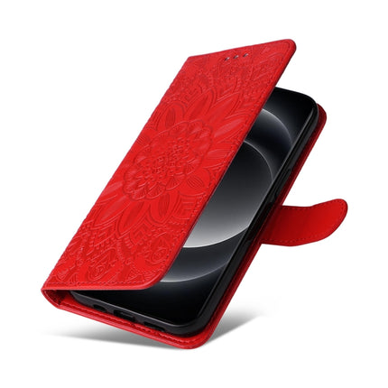 Embossed Sunflower Leather Phone Case, For Xiaomi 14 Ultra, For Xiaomi 14 Pro, For Xiaomi 14, For Xiaomi Redmi Note13 5G Global