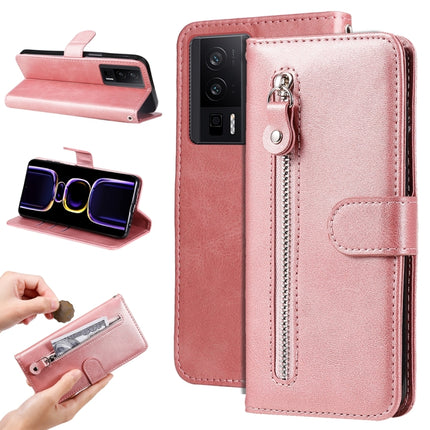 Calf Texture Zipper Leather Phone Case, For Xiaomi 13T / Redmi K60 Ultra, For Xiaomi Redmi Poco F5, For Xiaomi Redmi K60 / K60 Pro, For Xiaomi Redmi Note 12S 4G