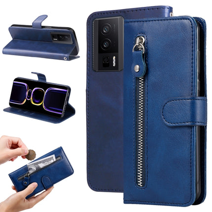 Calf Texture Zipper Leather Phone Case, For Xiaomi 13T / Redmi K60 Ultra, For Xiaomi Redmi Poco F5, For Xiaomi Redmi K60 / K60 Pro, For Xiaomi Redmi Note 12S 4G