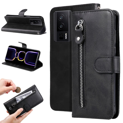 Calf Texture Zipper Leather Phone Case, For Xiaomi 13T / Redmi K60 Ultra, For Xiaomi Redmi Poco F5, For Xiaomi Redmi K60 / K60 Pro, For Xiaomi Redmi Note 12S 4G