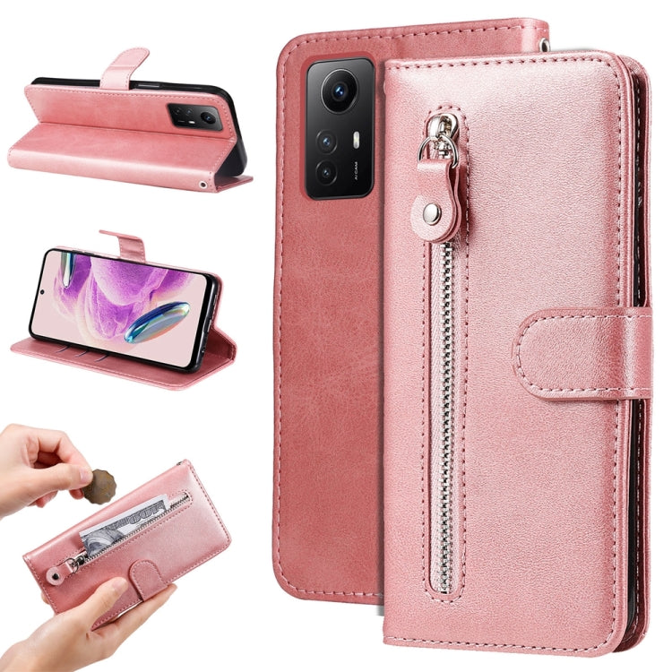 Calf Texture Zipper Leather Phone Case, For Xiaomi Redmi Poco F5, For Xiaomi 13T / Redmi K60 Ultra, For Xiaomi Redmi K60 / K60 Pro, For Xiaomi Redmi Note 12S 4G