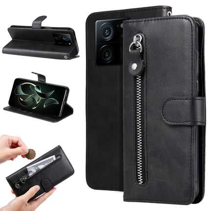 Calf Texture Zipper Leather Phone Case, For Xiaomi 13T / Redmi K60 Ultra, For Xiaomi Redmi Poco F5, For Xiaomi Redmi K60 / K60 Pro, For Xiaomi Redmi Note 12S 4G