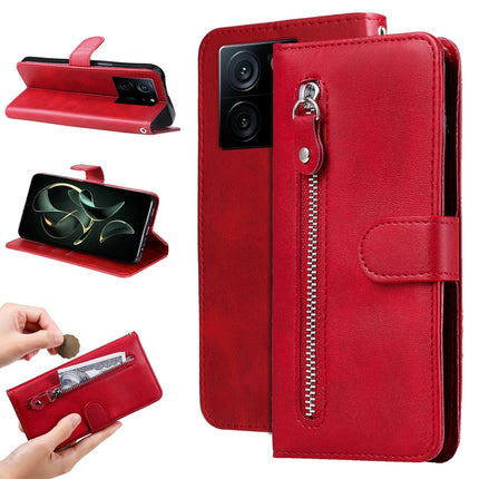 Calf Texture Zipper Leather Phone Case, For Xiaomi 13T / Redmi K60 Ultra, For Xiaomi Redmi Poco F5, For Xiaomi Redmi K60 / K60 Pro, For Xiaomi Redmi Note 12S 4G