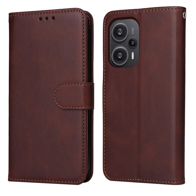 Classic Calf Texture Flip Leather Phone Case