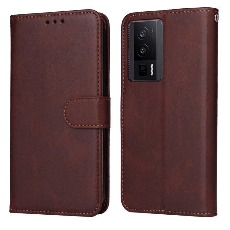 Classic Calf Texture Flip Leather Phone Case