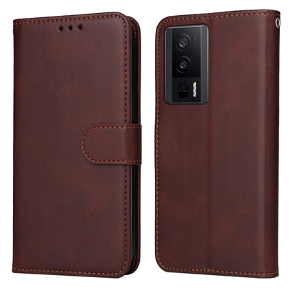 Classic Calf Texture Flip Leather Phone Case, For Xiaomi 13T / Redmi K60 Ultra, For Xiaomi Redmi K70 / K70 Pro, For Xiaomi Redmi Poco F5, For Xiaomi Redmi K60 / K60 Pro