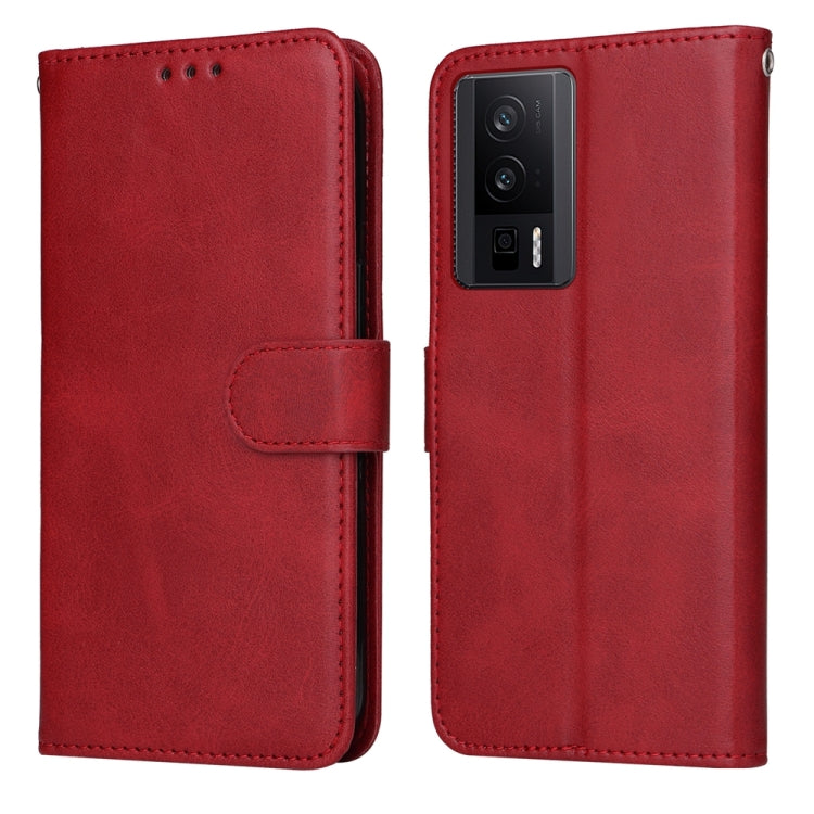 Classic Calf Texture Flip Leather Phone Case