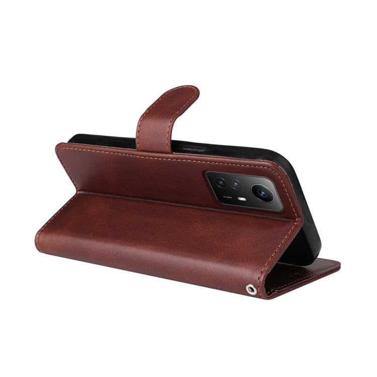 Classic Calf Texture Flip Leather Phone Case