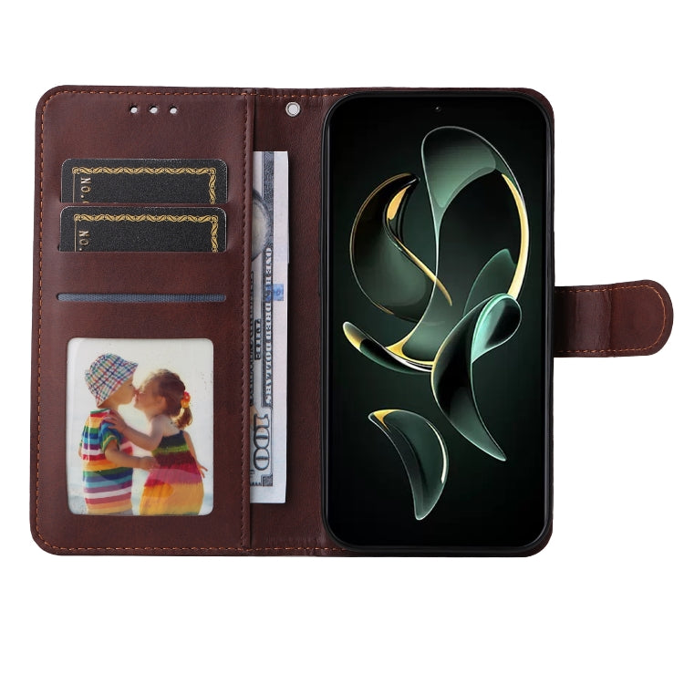 Classic Calf Texture Flip Leather Phone Case