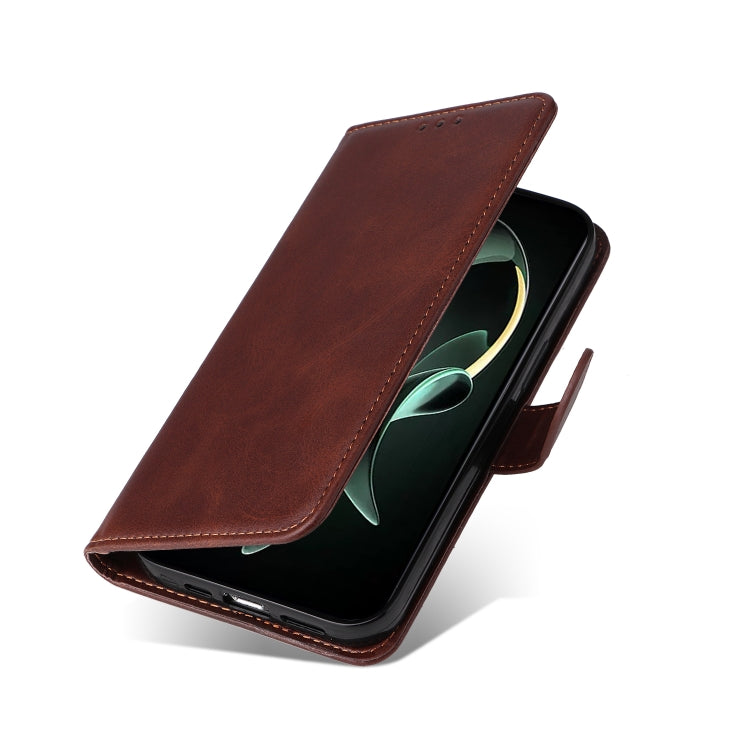 Classic Calf Texture Flip Leather Phone Case