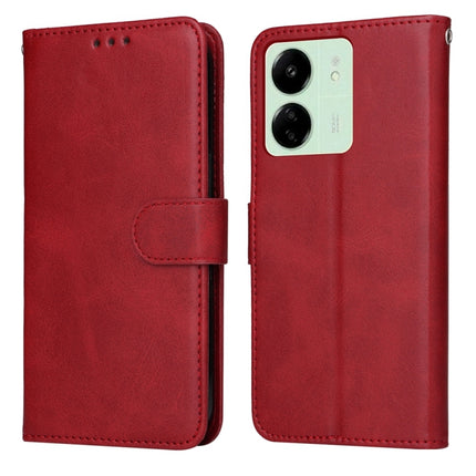 Classic Calf Texture Flip Leather Phone Case, For Xiaomi Redmi Note13 5G Global, For Xiaomi Redmi 13C 4G, For Xiaomi Redmi Note13 Pro+ 5G Global, For Xiaomi Redmi Note13 Pro 5G Global