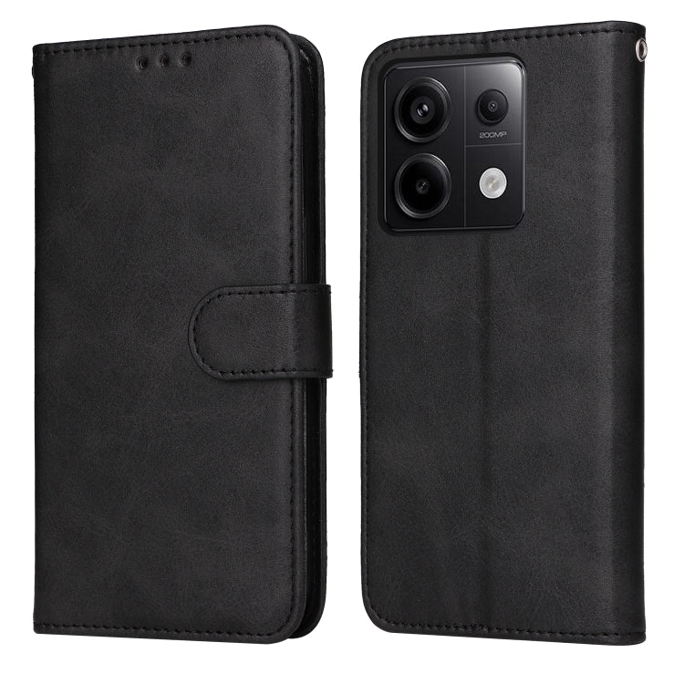 Classic Calf Texture Flip Leather Phone Case