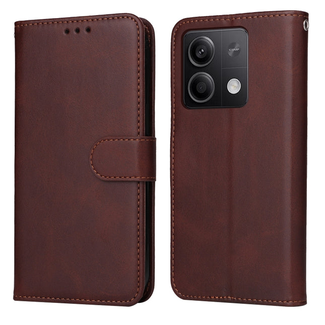 Classic Calf Texture Flip Leather Phone Case