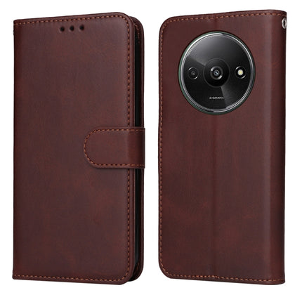 Classic Calf Texture Flip Leather Phone Case, For Xiaomi Poco F6, For Xiaomi Redmi A3, For Xiaomi Redmi Note13 Pro 4G Global/Poco M6 Pro 4G, For Xiaomi Redmi Note13 4G