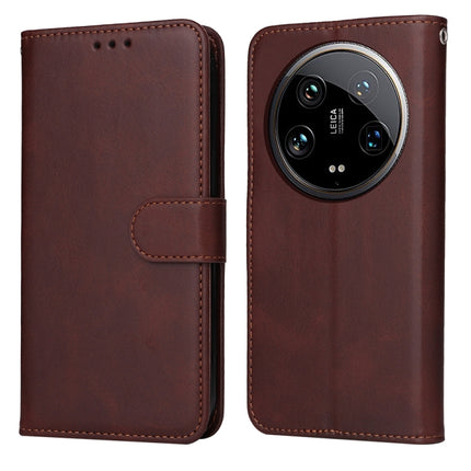Classic Calf Texture Flip Leather Phone Case, For Xiaomi Redmi K70E, For Xiaomi 14 Ultra, For Xiaomi 14 Pro, For Xiaomi 14