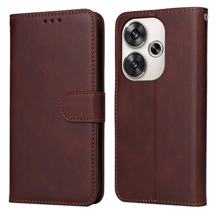 Classic Calf Texture Flip Leather Phone Case, For Xiaomi Poco F6, For Xiaomi Redmi A3, For Xiaomi Redmi Note13 Pro 4G Global/Poco M6 Pro 4G, For Xiaomi Redmi Note13 4G